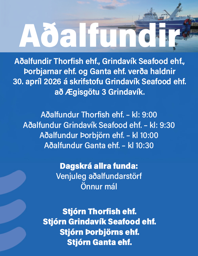 Þorbjörn aðalfundir