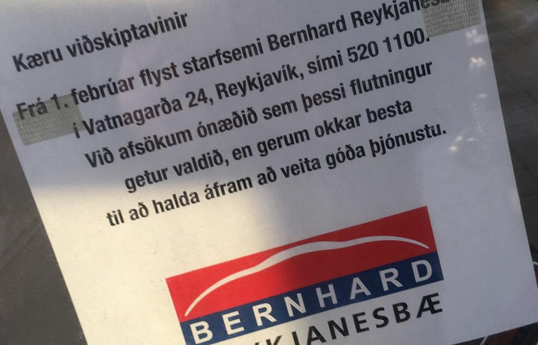 Bernhard lokar í Reykjanesbæ