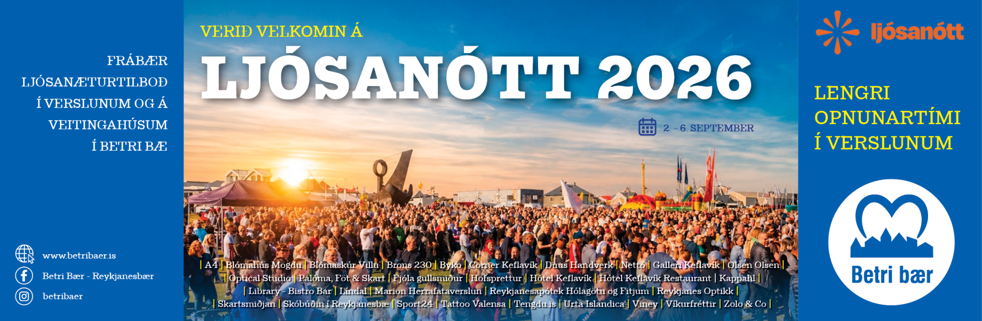 Betri Bær ljósanótt