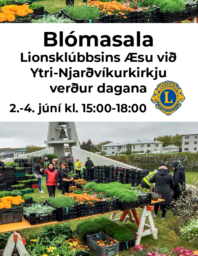 Blómasala Æsu 2026