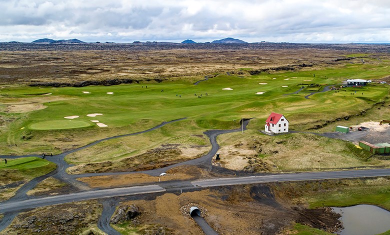 Kanna golfvöllinn við Grindavík