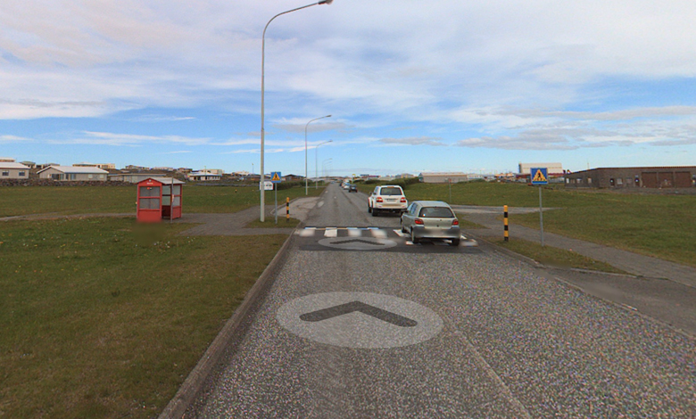 Tafir á Njarðarbraut vegna framkvæmda