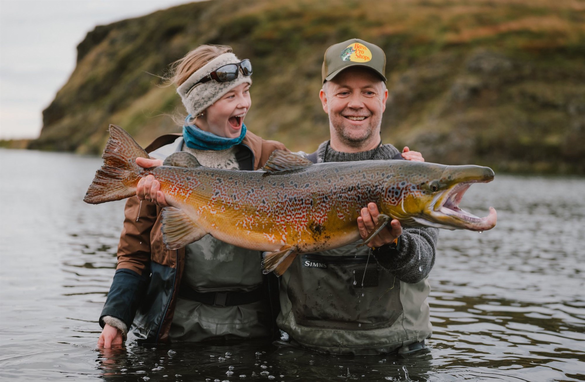 Sigvaldi með stærsta lax sumarsins