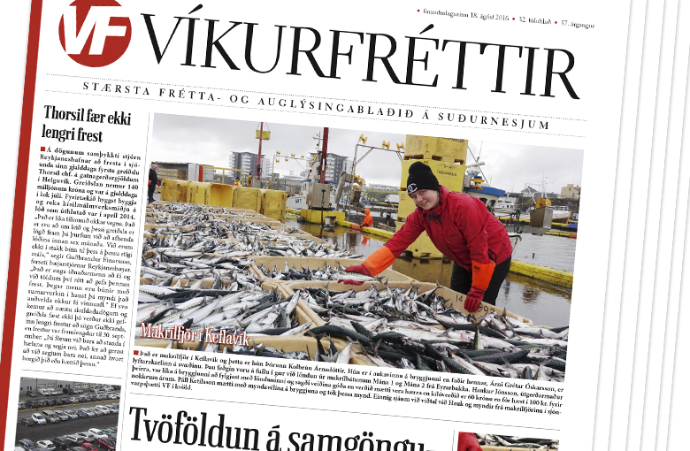 Nýjar Víkurfréttir komnar á vefinn - Blað vikunnar má lesa hér