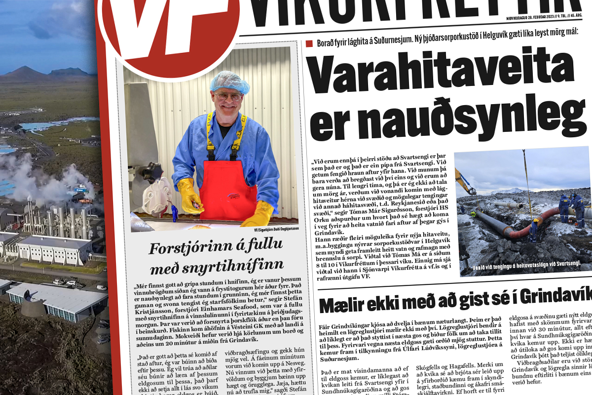 Glænýjar Víkurfréttir — rafrænar og á pappír