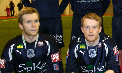 Knattspyrna: Hólmar Örn og Guðjón Árni fyrirliðar