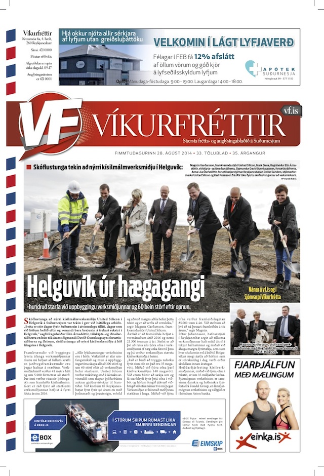Víkurfréttir vikunnar komnar á vefinn