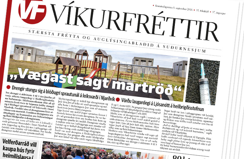 Nýjar Víkurfréttir komnar á vefinn - Blað vikunnar má lesa hér