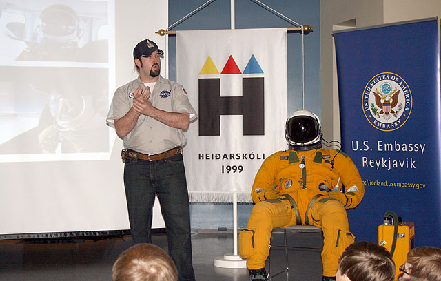 NASA heimsótti Heiðarskóla