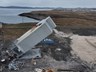 Sjáðu turninn falla frá nokkrum sjónarhornum