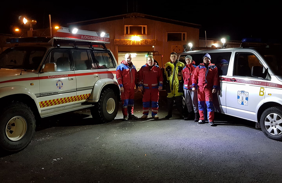 90 björgunarsveitarmenn við leit í Reykjanesbæ að kvöldi jóladags