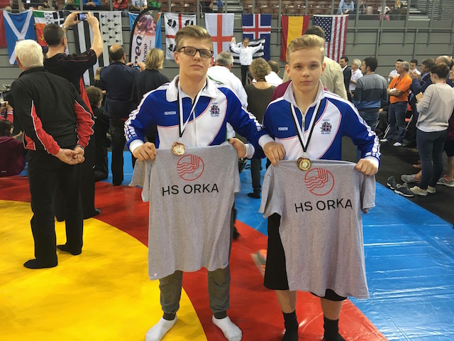 Ægir og Marín Evrópumeistarar í backhold