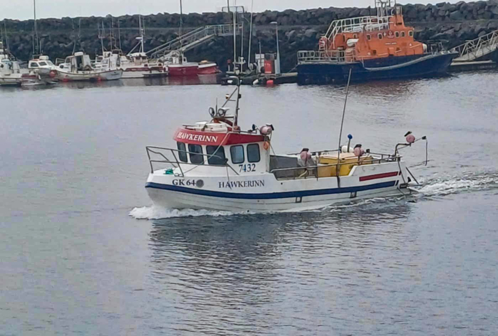 Handfærasjómenn nýta sér góða veðrið í nóvember