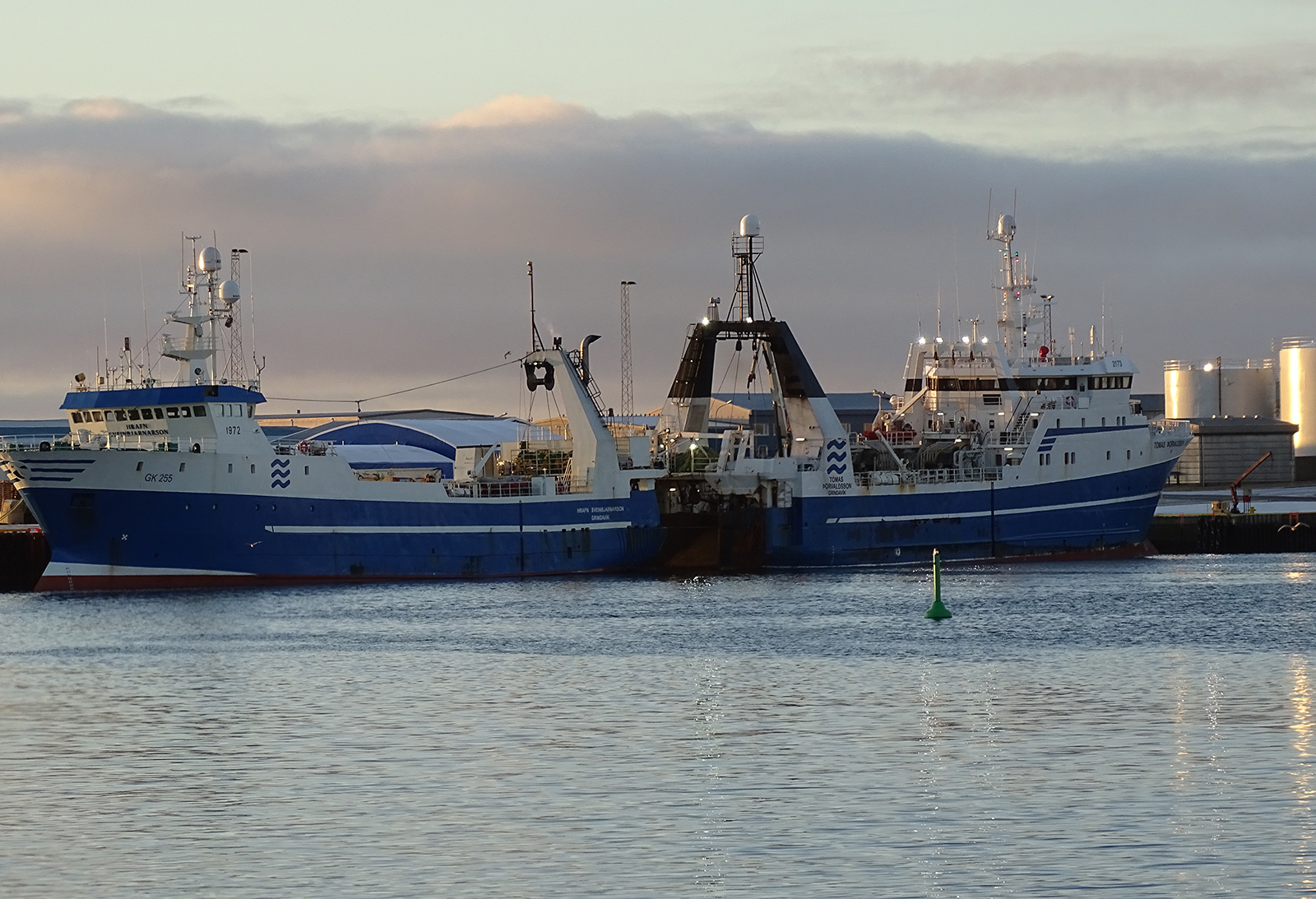 Hrafn og Tómas með 1.591 tonn af frosnum afurðum