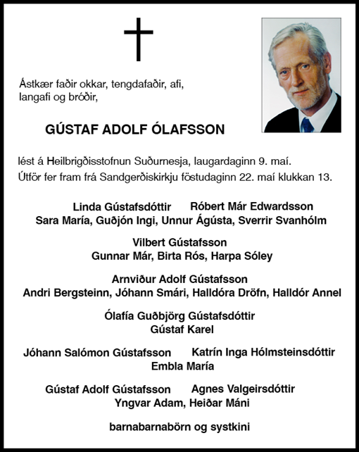 Gústaf Adolf - Andlát