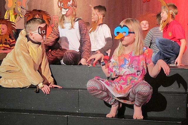 Söngleikjaþema hjá Myllubakkaskóla