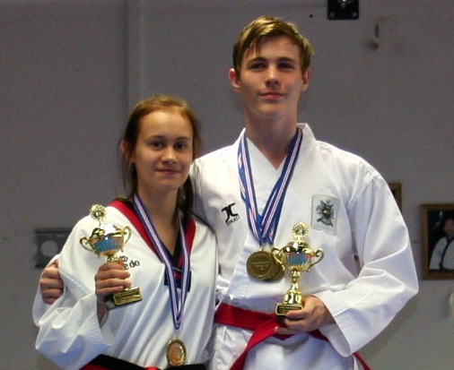 Ástrós og Bjarni taekwondo fólk ársins á Íslandi
