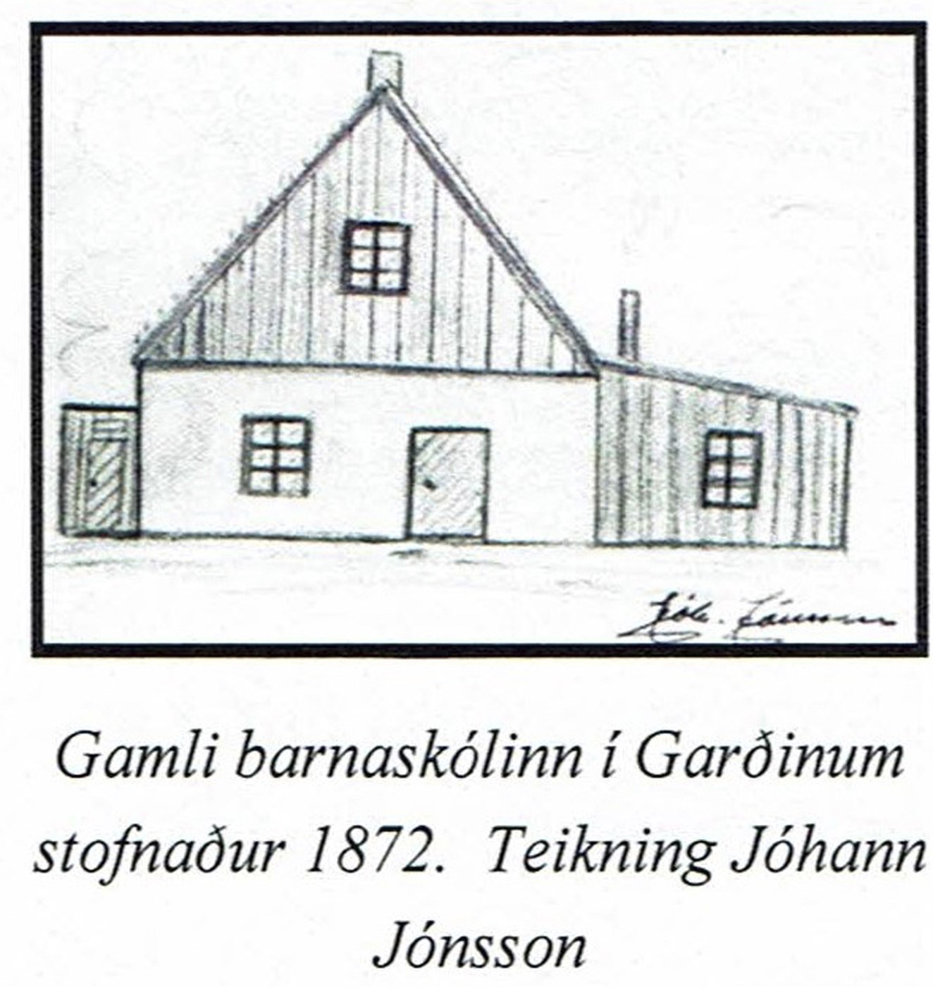 Skóli einnig stofnaður í Garðinum 1872 