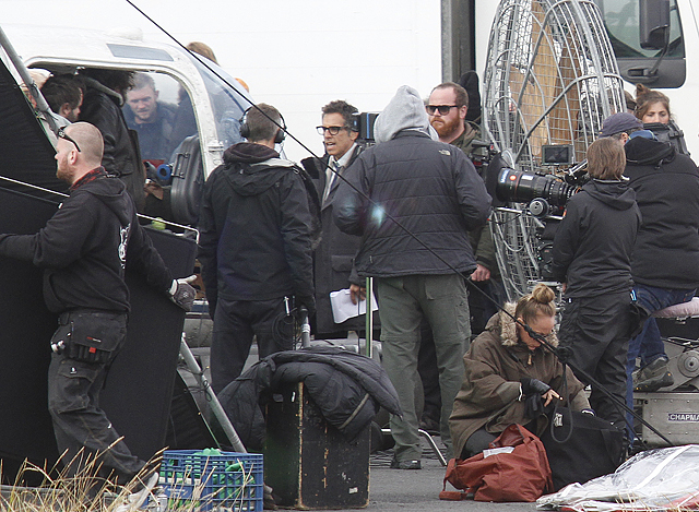 Síðasti tökudagur hjá Ben Stiller - myndir
