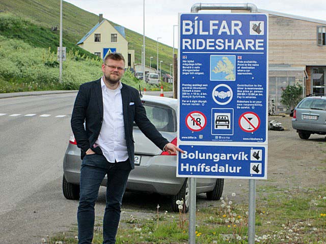 Hugmynd um uppsetningu samaksturskiltis vel tekið