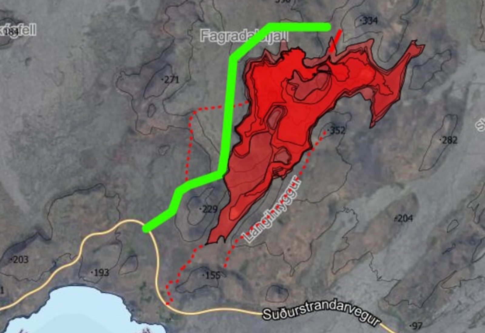 Besta leiðin að gosinu