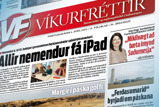 Hér getur þú lesið Víkurfréttir