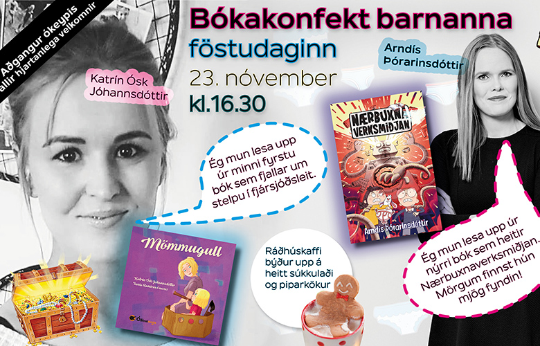 Nærbuxnaverksmiðjan í bókasafninu