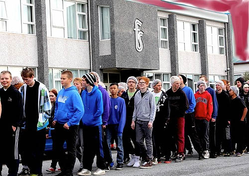 Blautir busar í FS