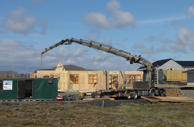 Sextán íbúðir í byggingu í Grindavík