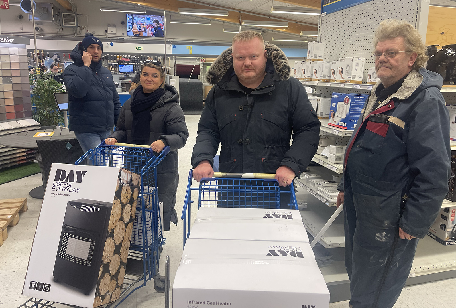 Fjölmargir að kaupa hitablásara