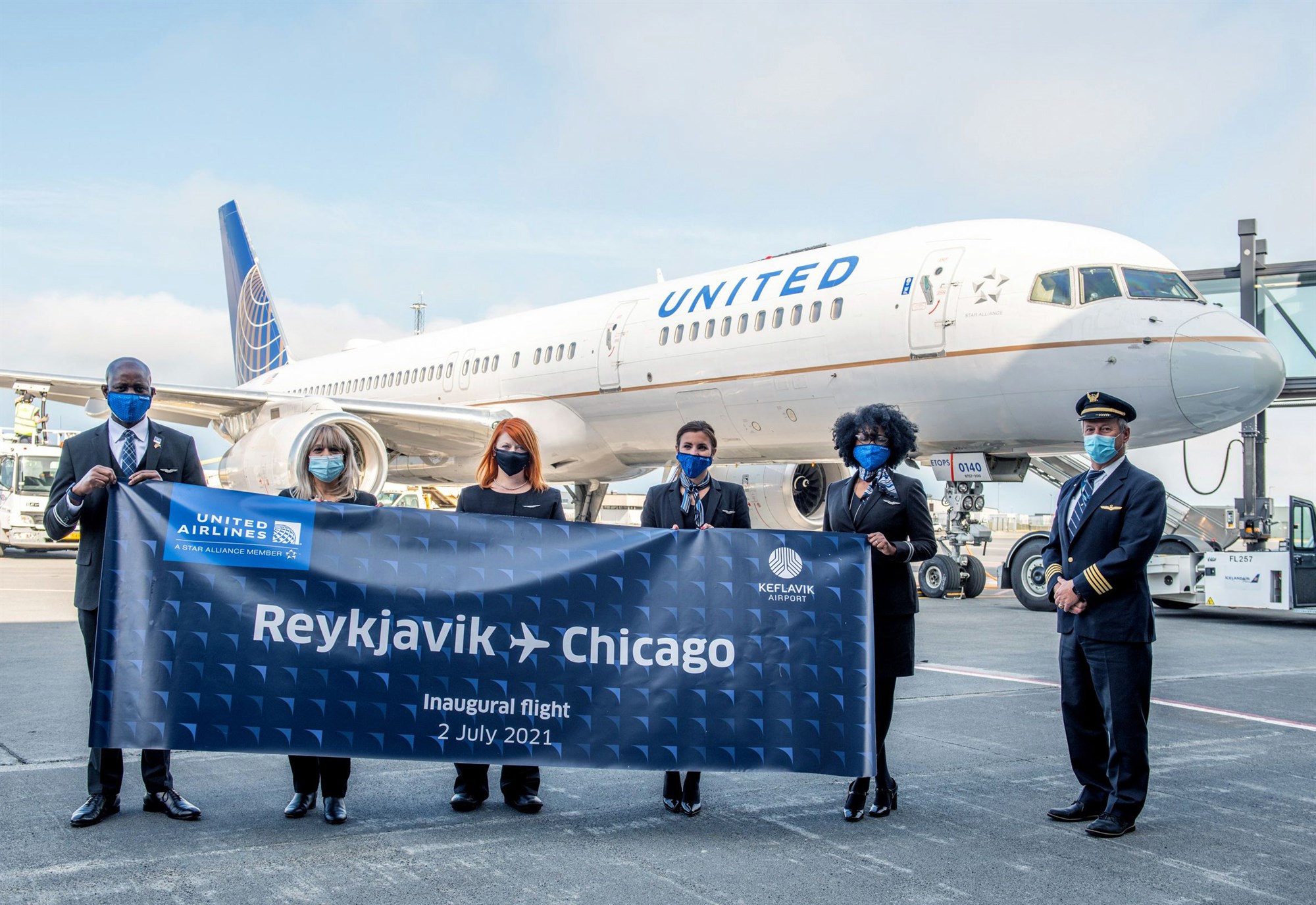 United Airlines hefur flug til Chicago