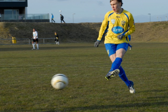 Daníel lék er Íslendingar sigruðu Skota
