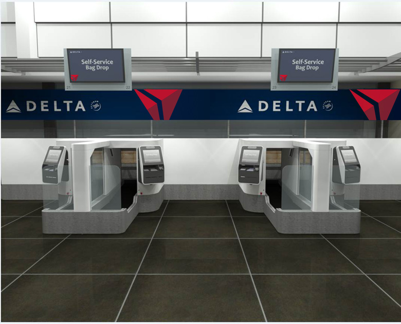 Delta með sjálfvirka töskuinnritun í flugi til Íslands