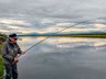 Eddi er elsti  veiðimaðurinn 