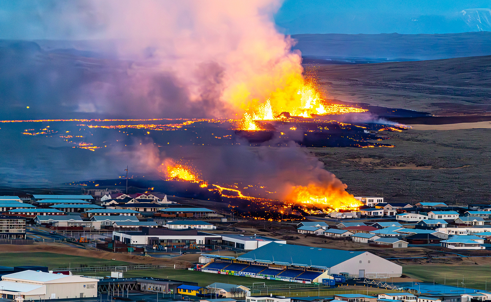 Fyrirvari vegna næsta eldgoss gæti orðið mjög stuttur