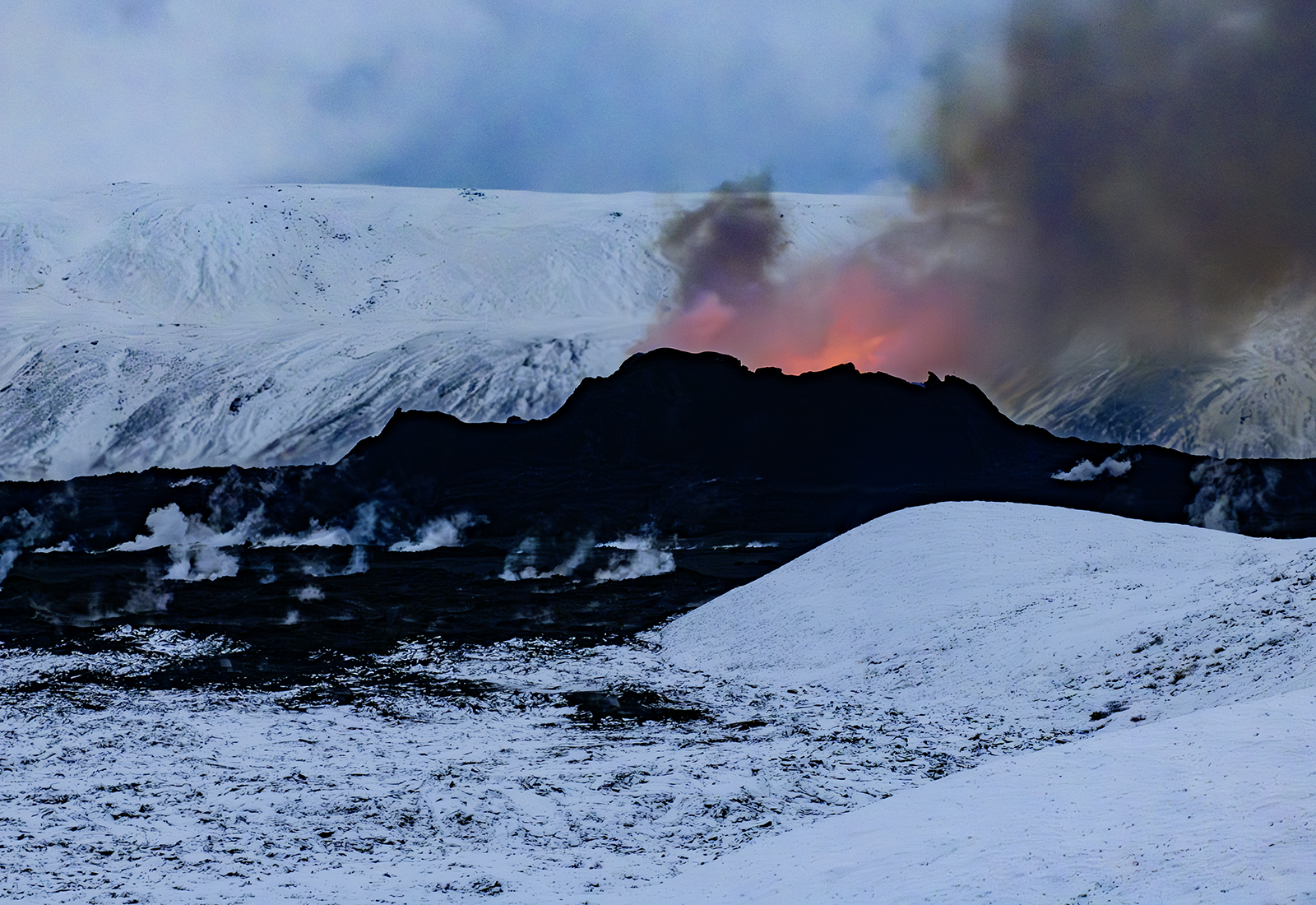 Líkur á nýju eldgosi á Sundhnúksgígaröðinni fara vaxandi