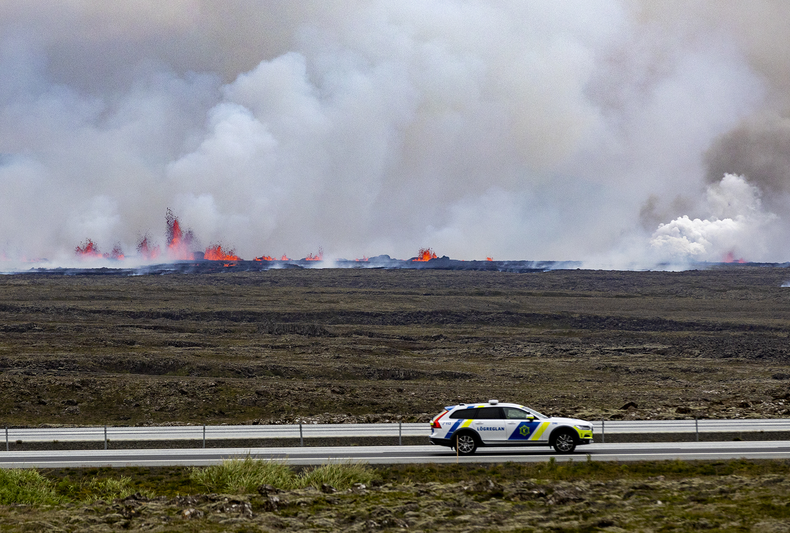 Virkar sprengjur á gosstöðvunum geta valdið manntjóni