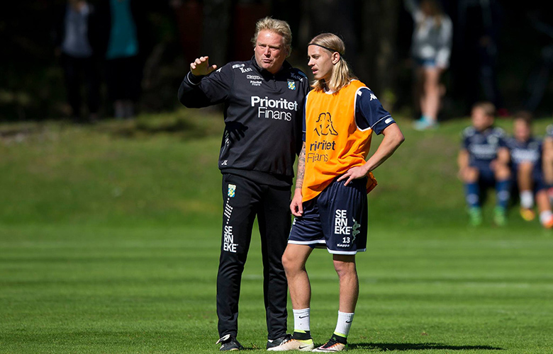 Elías Már skorar með þriðja markið sitt í Svíþjóð