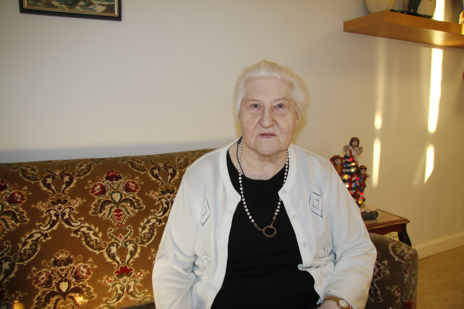 Fengum kannski einn jólapakka og hálft epli