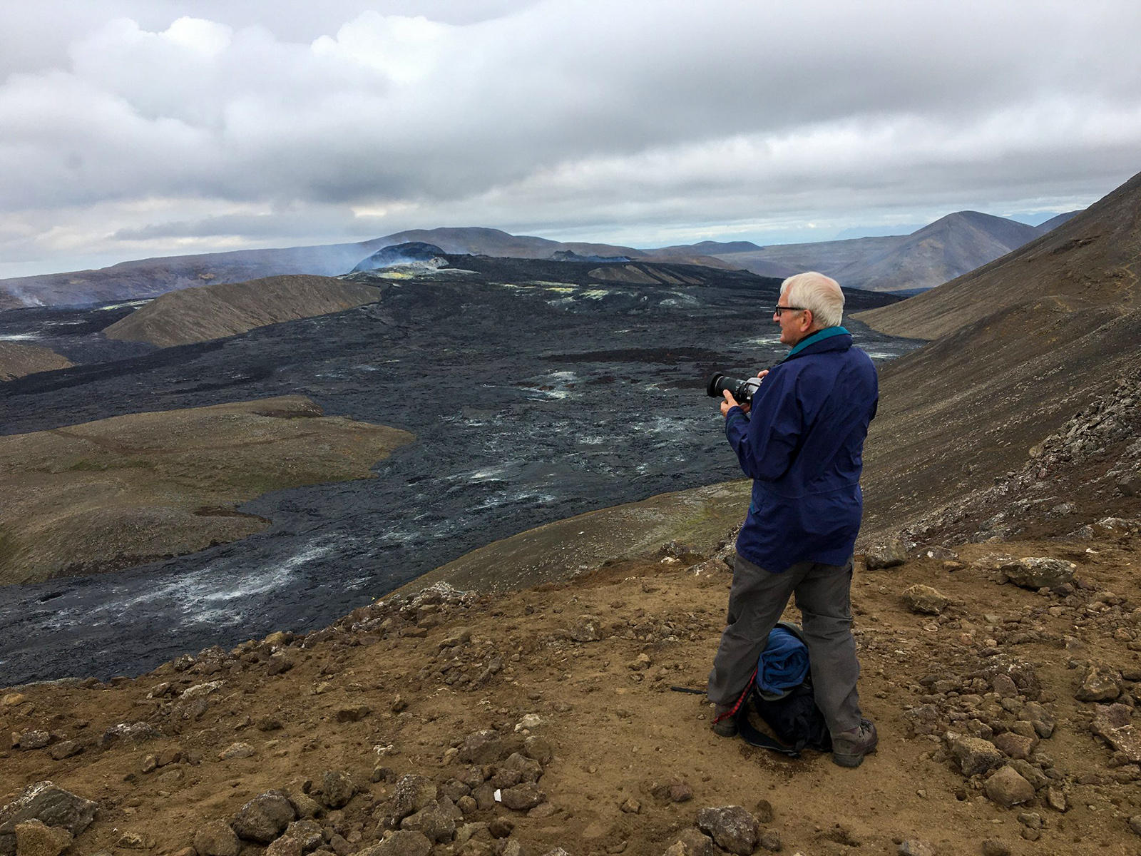 Óróleikinn á Reykjanesskaga norðan við Meradali