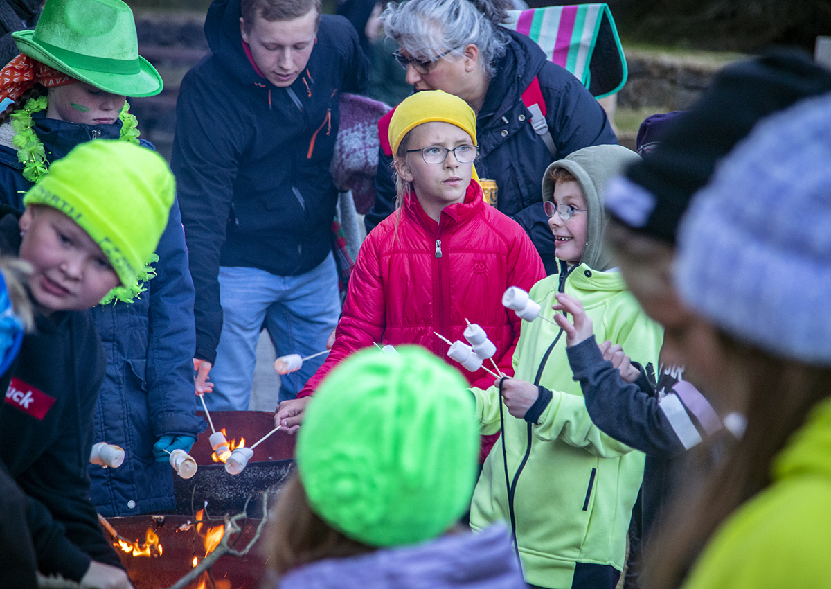 Veðurguðinn hélt uppi stuðinu í Vogum