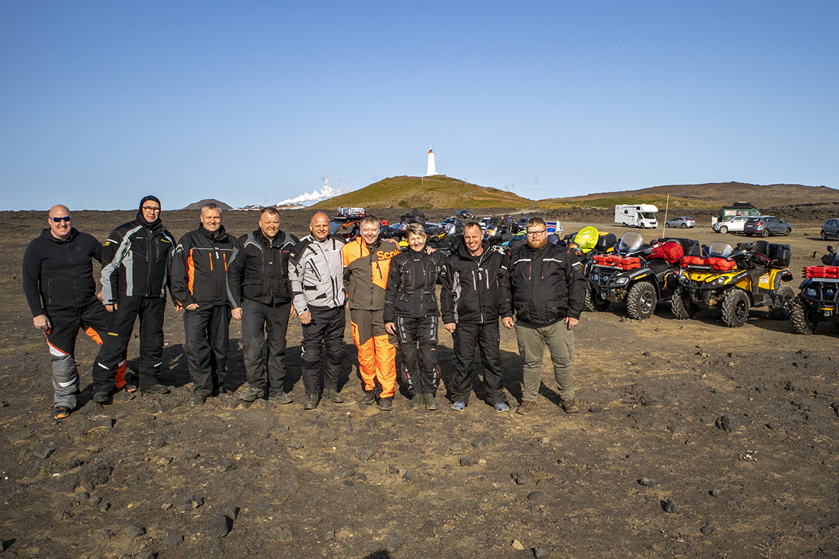 Á fjórhjólum þvert yfir landið frá Reykjanesi á Langanes