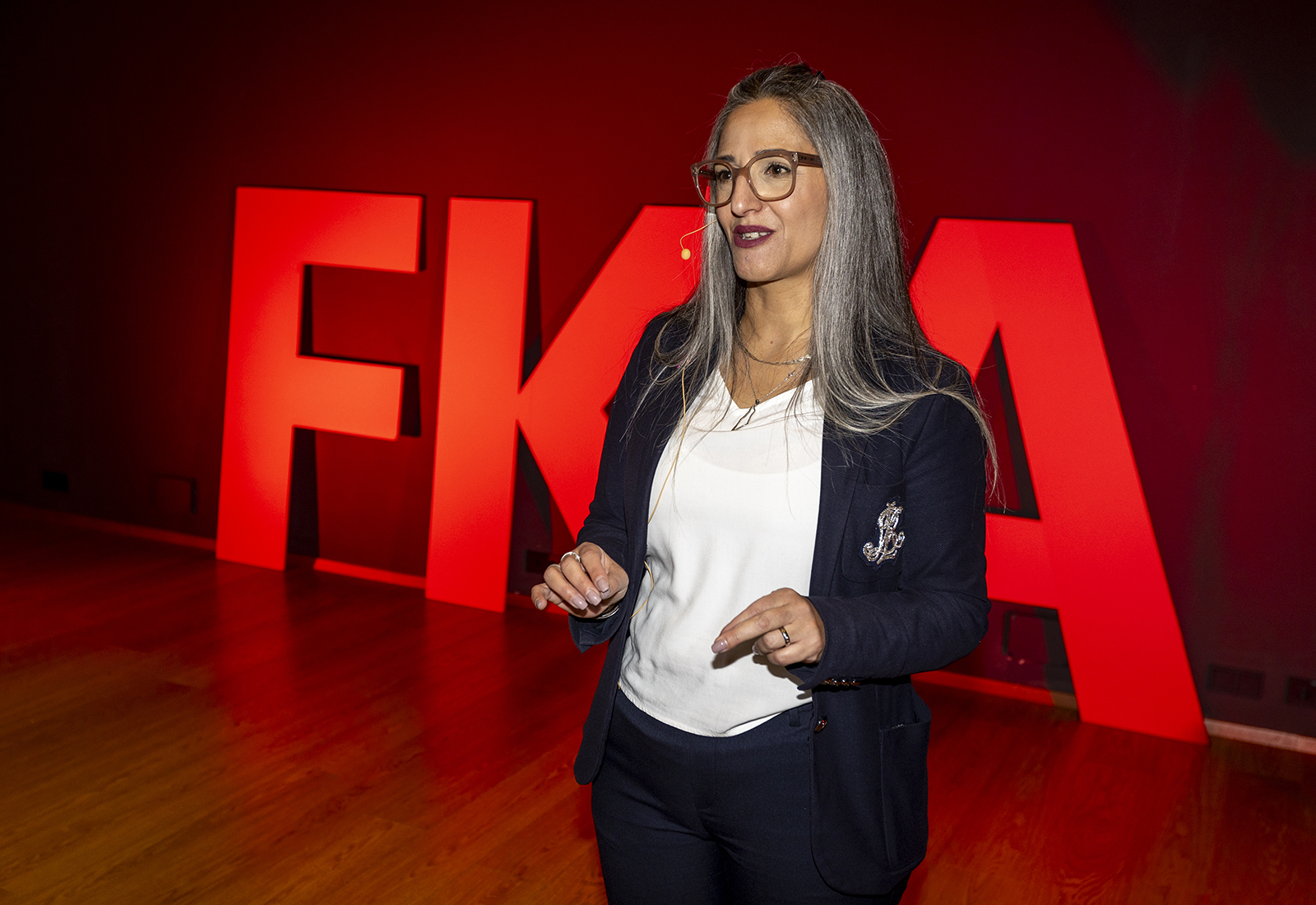 Kraftmiklar konur funduðu í Hljómahöll