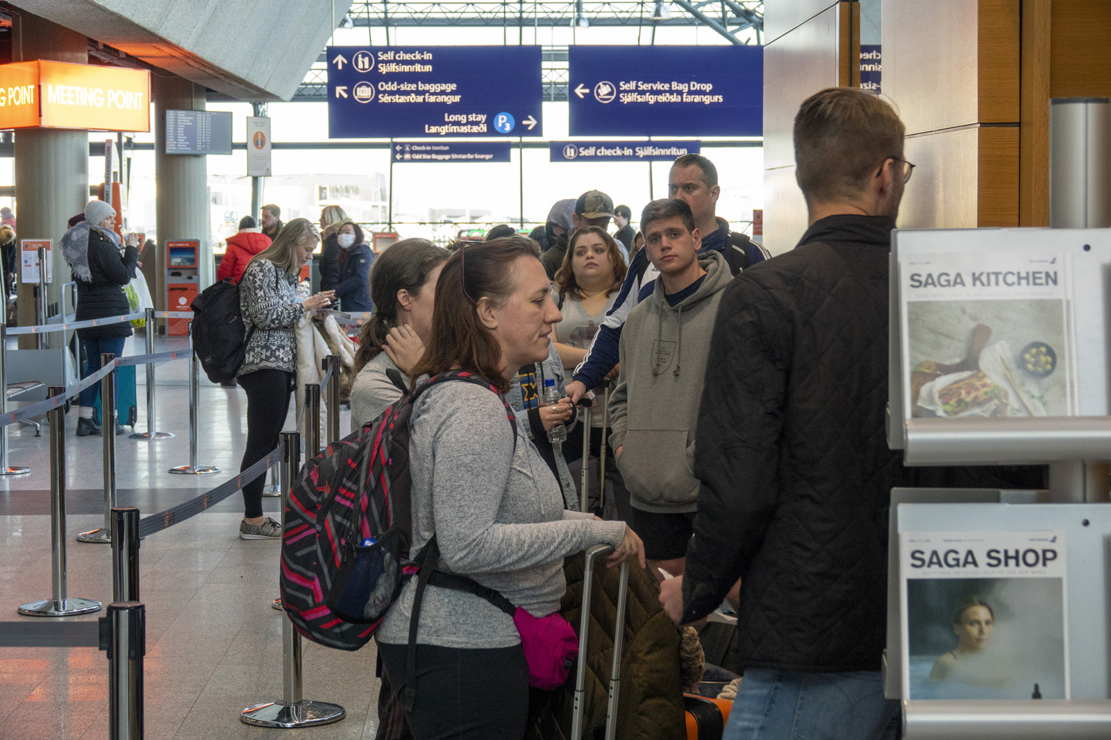 Yfir tíu þúsund farþegar um Keflavíkurflugvöll á einum degi