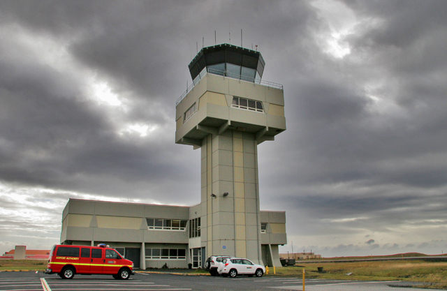Slökkvilið kallað út í flugturninn