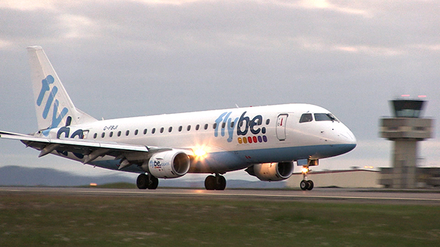 Flybe lendir á Íslandi