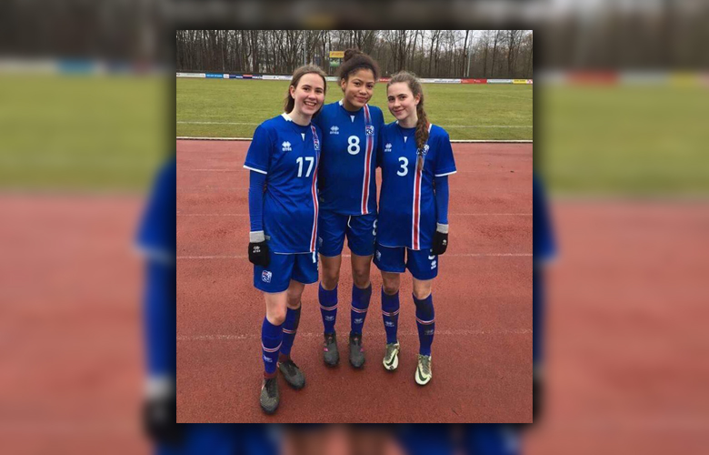 Sveindís Jane skoraði fyrir U17 ára landsliðið