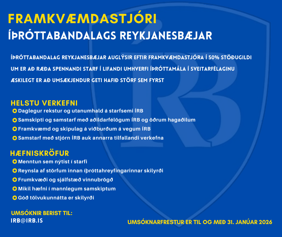 ÍRB framkvæmdastjóri