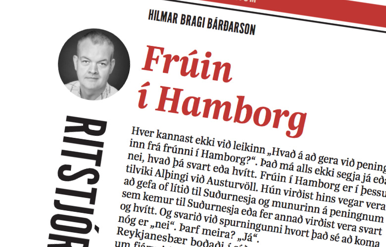 Frúin í hamborg
