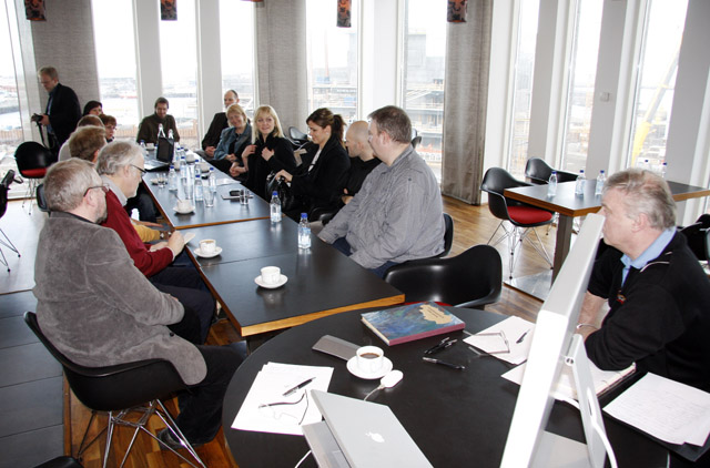 Byggðamálaráðherra ræddi við héraðsfréttablaðamenn